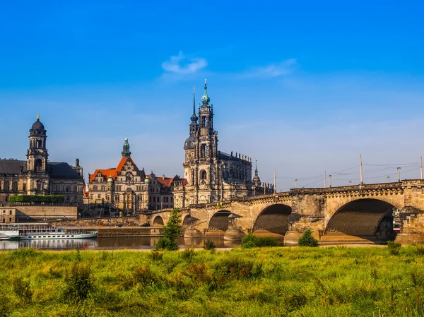 Dresden Hofkirche HDR — Stockfoto