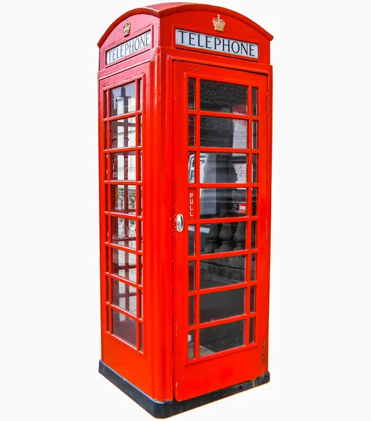 Londra telefon kutusu hdr — Stok fotoğraf