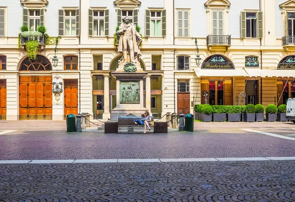 Площадь Кариньяно в Турине (HDR) ) — стоковое фото