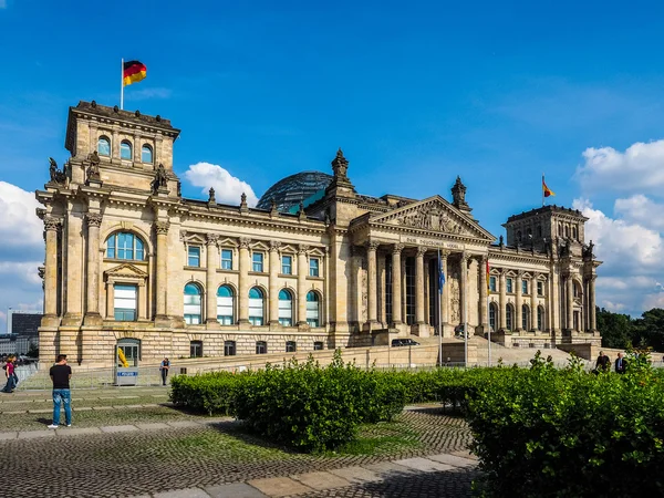 Parlamentul Reichstag din Berlin (HDR ) — Fotografie, imagine de stoc