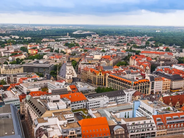 Leipzig Flygfoto (Hdr) — Stockfoto