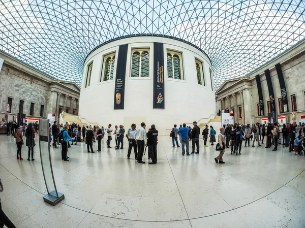 Gran Corte en el Museo Británico de Londres (HDR ) — Foto de Stock