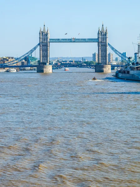 Tower Bridge, London Hdr — Φωτογραφία Αρχείου