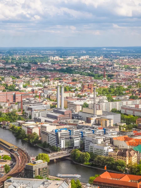 Widok z lotu ptaka Berlin Hdr — Zdjęcie stockowe