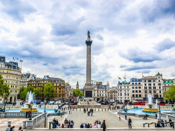 Trafalgar Square London (Hdr) — Stockfoto