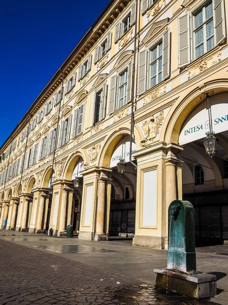 Piazza San Carlo, Torino (Hdr) — Stok fotoğraf