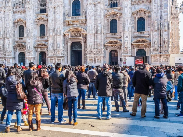 Masy o Duomo di Milano (Hdr) — Zdjęcie stockowe