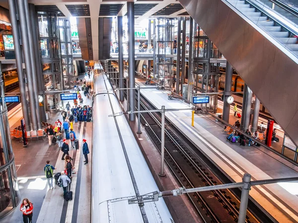 Berlim Hauptbahnhof (HDR ) — Fotografia de Stock