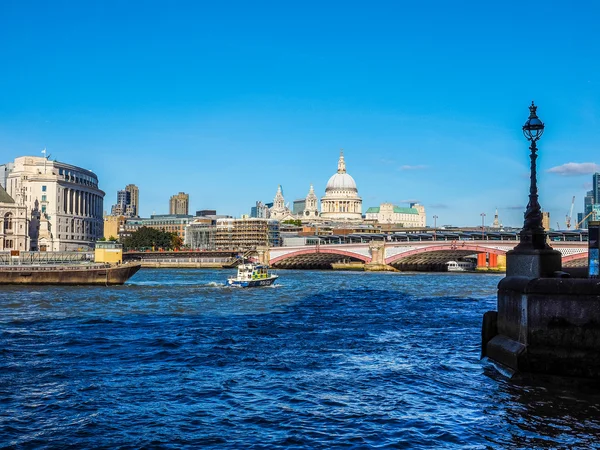 River Thames în Londra (hdr ) — Fotografie, imagine de stoc