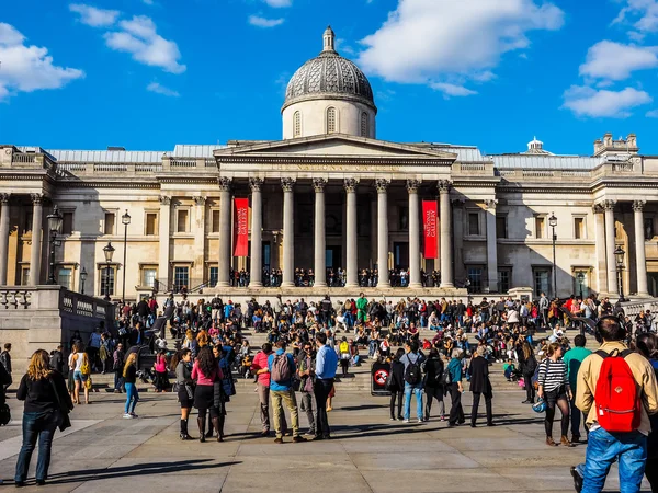 Trafalgar Square v Londýně (Hdr) — Stock fotografie