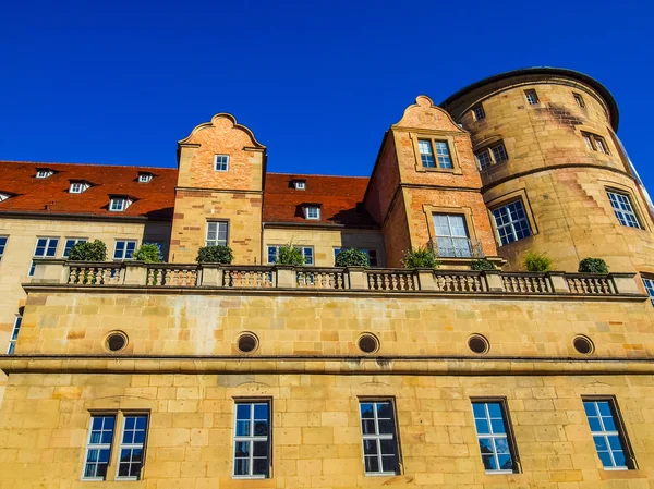 Altes Schloss (Castillo Viejo), Stuttgart HDR — Foto de Stock