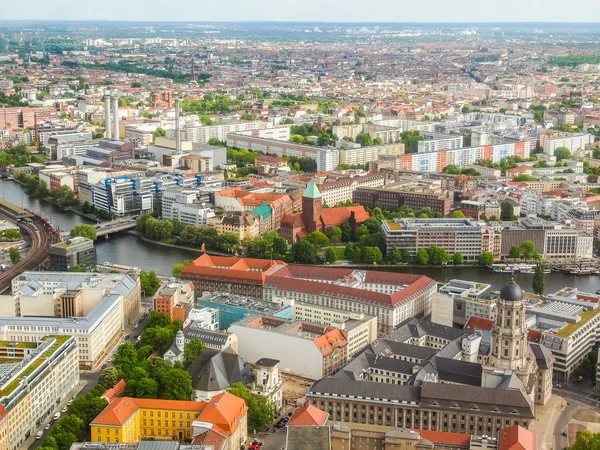 Berlim vista aérea HDR — Fotografia de Stock