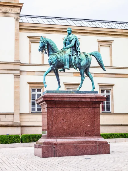 Wilhelm I monumento HDR — Foto Stock