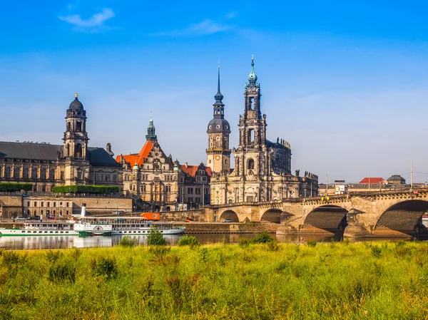 Dresden Hofkirche (HDR) — Stok fotoğraf