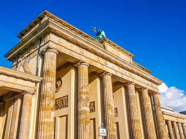 Brandenburger Tor Berlín Hdr — Foto de Stock