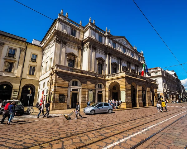 Teatro alla Scala em Milão (HDR ) — Fotografia de Stock