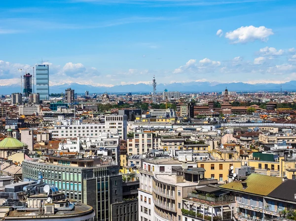 Luftaufnahme von Mailand, Italien (hdr) — Stockfoto