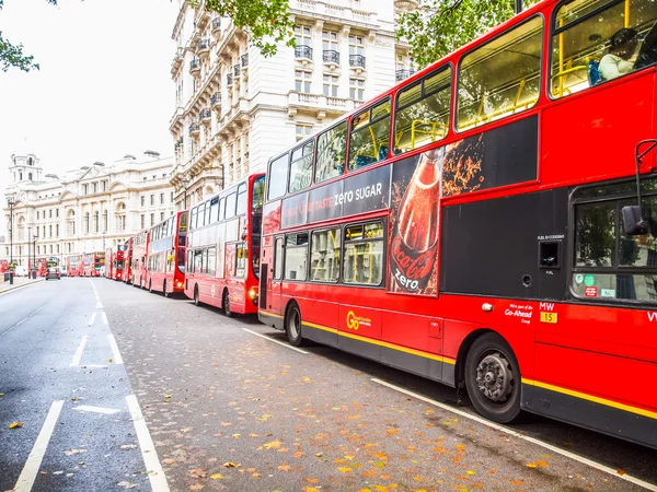 Double decker buss (Hdr) — Stockfoto