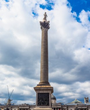 Londra 'daki Nelson Sütunları HDR
