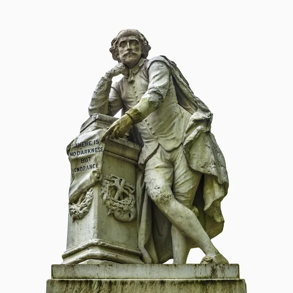 Estátua de Shakespeare HDR — Fotografia de Stock