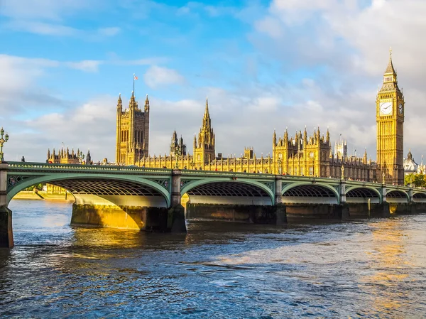 Westminster Bridge Hdr — Stockfoto