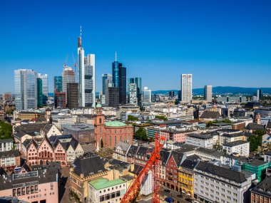 Frankfurt HDR 'un hava görüntüsü