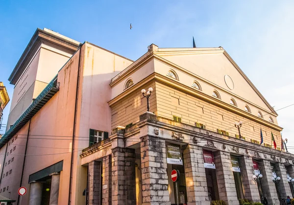 Carlo Felice Operahuis Genua (Hdr) — Stockfoto