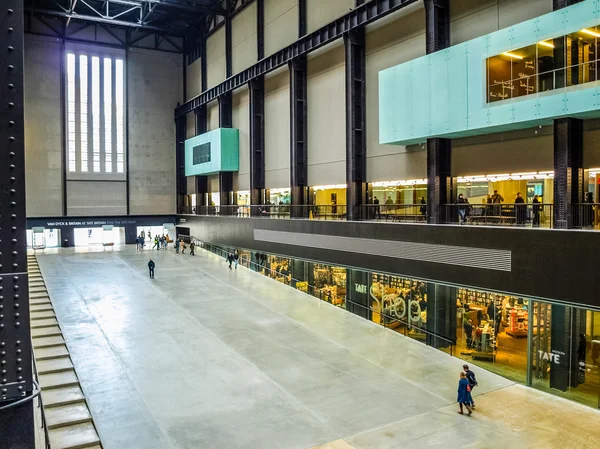 Tate Modern Turbine Hall in London (HDR) — Stock Photo, Image