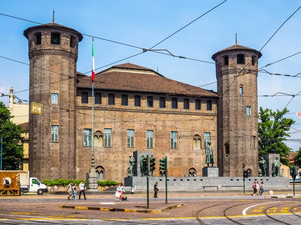 Piazza Castello in Turin (HDR) — Stock Photo, Image