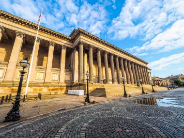 St George Hall in Liverpool HDR clipart