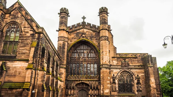 Catedral de Chester em Chester HDR — Fotografia de Stock