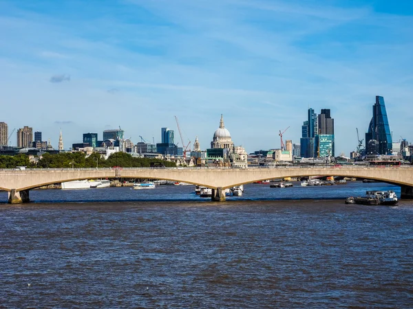 Waterloo Bridge i London HDR — Stockfoto