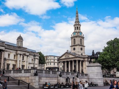 Trafalgar Square Londra (Hdr)