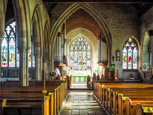 Kościół św Marii Magdaleny w Tanworth in Arden (Hdr) — Zdjęcie stockowe