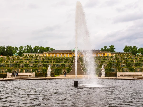 Schloss Sanssouci Potsdam (HDR) — Stock fotografie