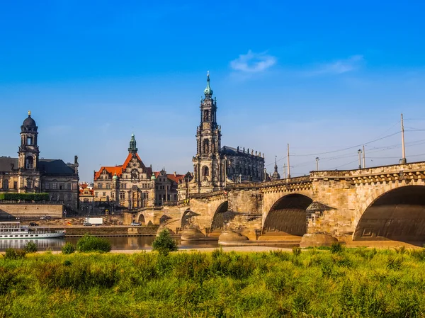 Dresden Hofkirche HDR — Stockfoto