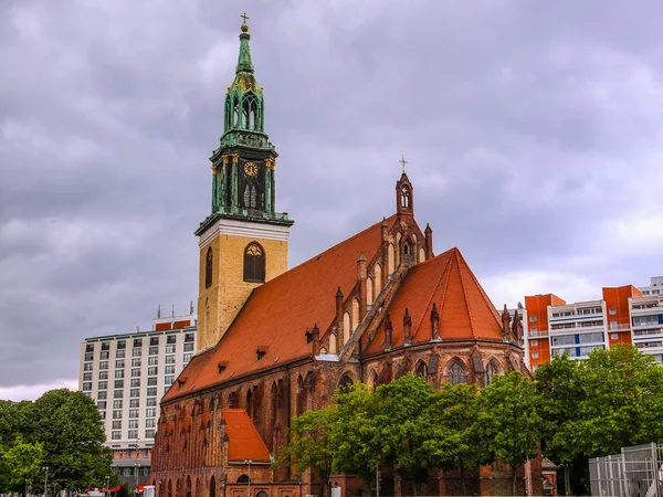 Marienkirche à Berlin HDR — Photo