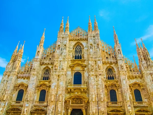Catedral de Milán HDR — Foto de Stock