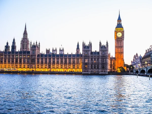 Houses of Parliament in London HDR — Stock Photo, Image