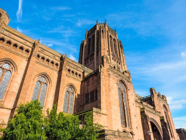 Liverpool Cathedral in Liverpool HDR — Stock Photo, Image