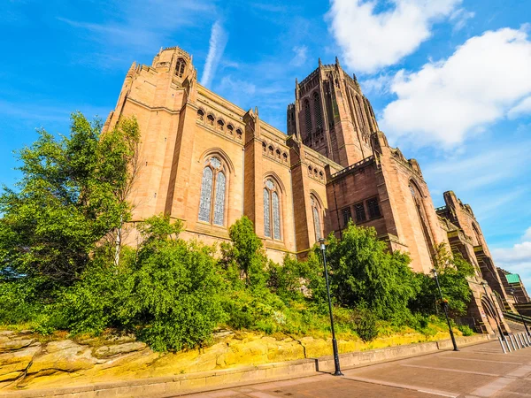 Liverpool Cathedral in Liverpool HDR — Stock Photo, Image