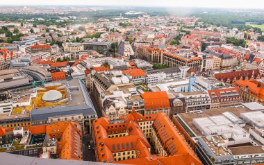 Leipzig havadan görünümü (Hdr)