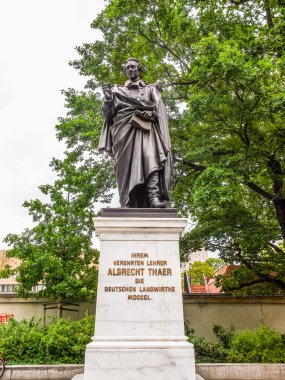Thaer denkmal Leipzig HDR