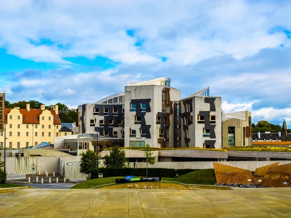 İskoç Parlamentosu Edinburgh (Hdr) — Stok fotoğraf