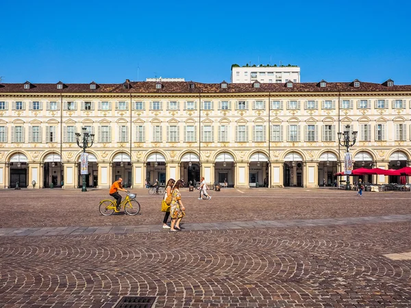 Piazza San Carlo в Туріні (Hdr) — стокове фото