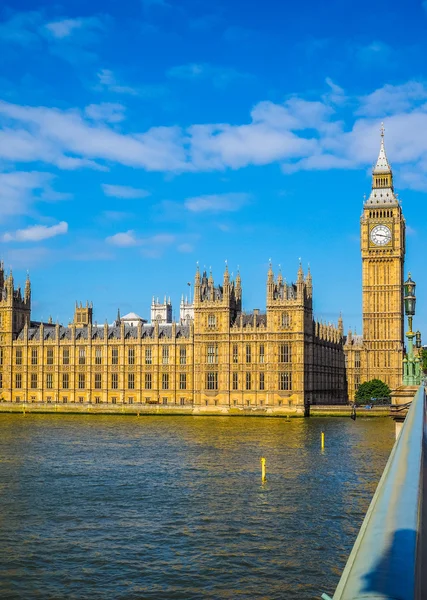 Σπίτια του Κοινοβουλίου στο Λονδίνο HDR — Φωτογραφία Αρχείου
