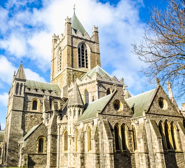 Christ Church Dublin Hdr — Stok fotoğraf