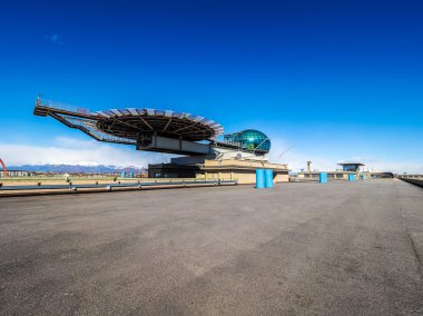Lingotto konferans merkezi ve helikopter pisti, Torino (Hdr)
