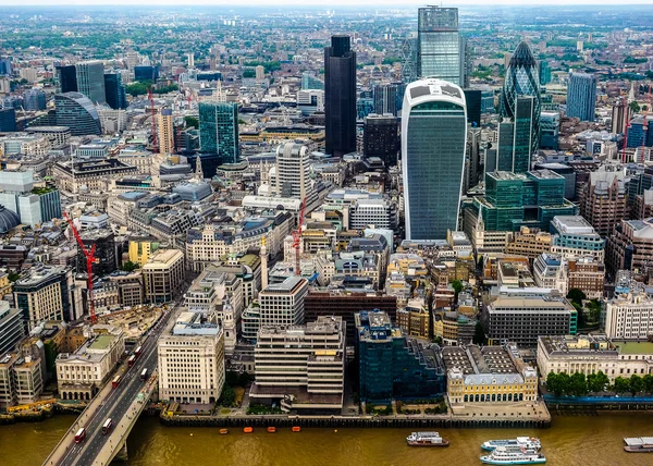 Vista aérea de Londres (HDR ) — Fotografia de Stock
