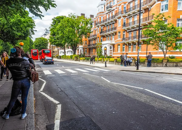 Londra (Hdr geçitte Abbey Road) — Stok fotoğraf